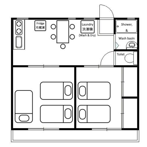 Guest House Meets Okayama All Private Room Hostel ภายนอก รูปภาพ